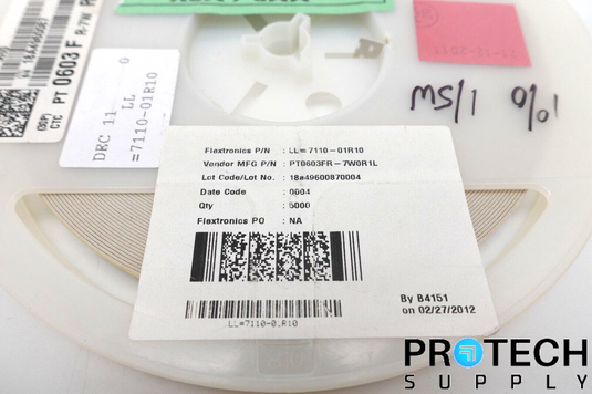 (Qty 5000) Yageo PT0603FR-7W0R1L Capacitor Reel  ±1% NEW with WARRANTY
