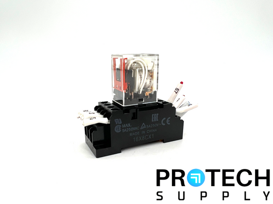 Omron PYF14A-E Relay Socket Base + MY4N-GS Relay with WARRANTY