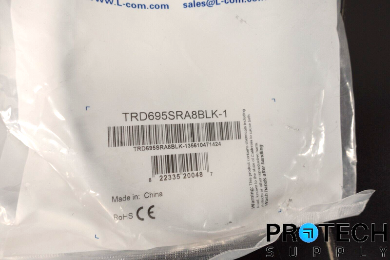 Load image into Gallery viewer, (LOT of 11) L-COM  TRD695SRA7BLK-1 + (1)TRD695RA7BLK-2  Cable NEW w/ WARRANTY
