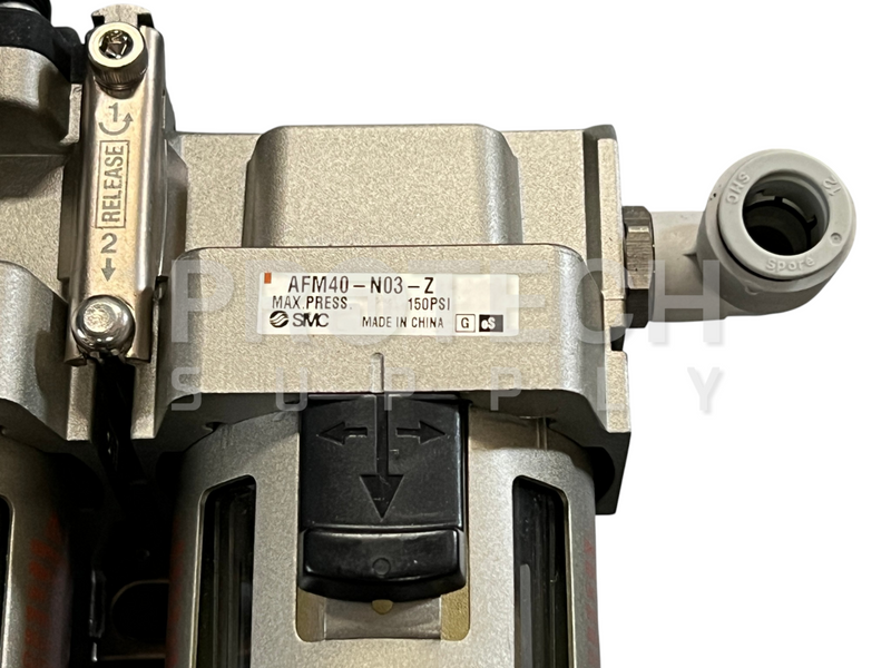 Load image into Gallery viewer, SMC AW40-N03-Z Filter Regulator + AFM40-N03-Z Mist Separator Assy GUARANTEED
