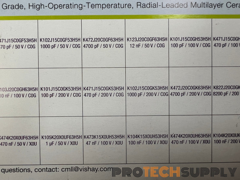 Load image into Gallery viewer, Vishay HOTC-KIT-KH Engineering Sample Capacitor Kit with WARRANTY

