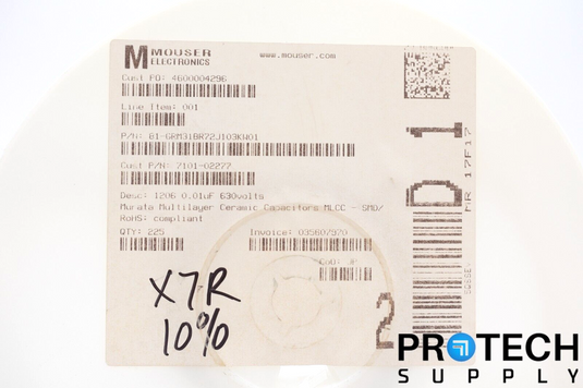 Mouser Electronics 81-GRM31BR72J103KW01 Ceramic Capacitors w/ WARRANTY