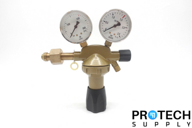 GCE Pressure Reducer 200Bar for Argon w/ Pressure Gauge & Flow Meter w/ WARRANTY