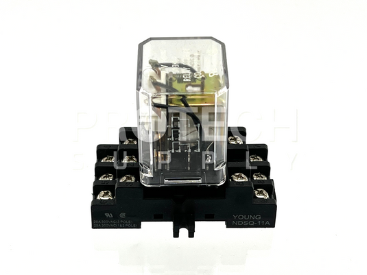 Young NDSQ-11A Base Relay + 999KUE Relay Assy with WARRANTY