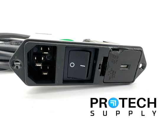 Schurter CG60.6101.151 Power Entry Connector Receptacle with Cable with WARRANTY