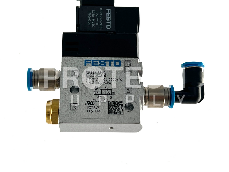 Load image into Gallery viewer, (Lot of 2) FESTO M1B-H3GL-QS-6 Solenoid Valve 196887 with WARRANTY
