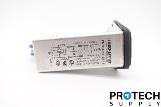 Schaffner FN 394-2.5-05-11 Fused Switch Power Entry Module 250VAC with WARRANTY