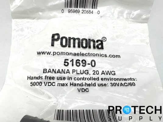 Pomona Banana Plug 20 AWG 5169-0 NEW with WARRANTY