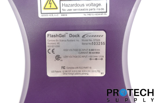 Lonza 57025 Flashgel Dock Electrophoresis System with WARRANTY