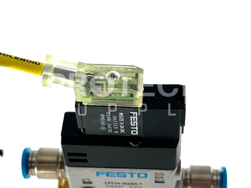 Load image into Gallery viewer, FESTO CPE14-M1BH Solenoid Valve 196887 + MSZE-2-24 Sensor Valve Assy w/ WARRANTY
