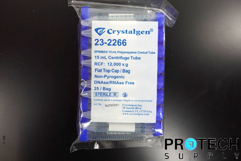 Load image into Gallery viewer, LOT of 150 Crystalgen 23-2266 Conical Tube + Corning 430791 Centrifuge Tube
