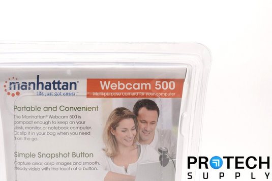 Manhattan 500 Webcam HD USB Webcam + USB Cable Extension with WARRANTY