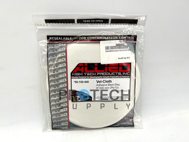 10/Pk Allied 90-150-400 Vel-Cloth Polish Pad Adhesive Back Disc 8