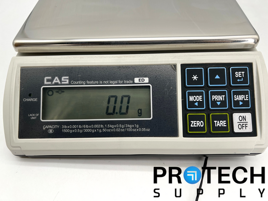 CAS Corporation ED-3 Counting Scale + Power Cable with WARRANTY