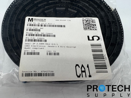 119/Pk TE Connectivity Connector Header Surface Mount 305-234833 NEW w/ WARRANTY