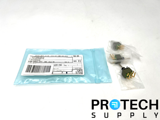 (Pack of 3) NKK M2T23SA5G30 Toggle Switch DPDT Right Angle NEW with WARRANTY