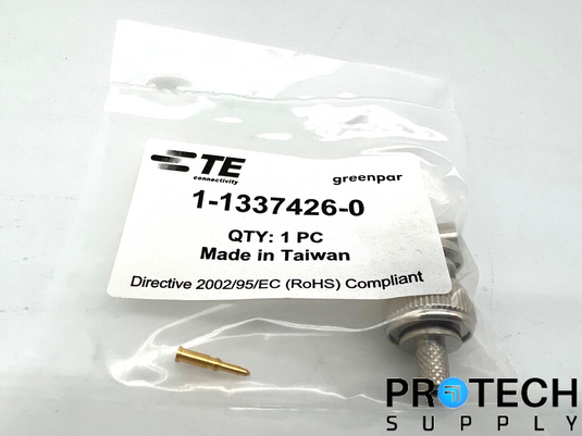 TE Connectivity BNC Connector Plug 1-1337426-0 NEW with WARRANTY