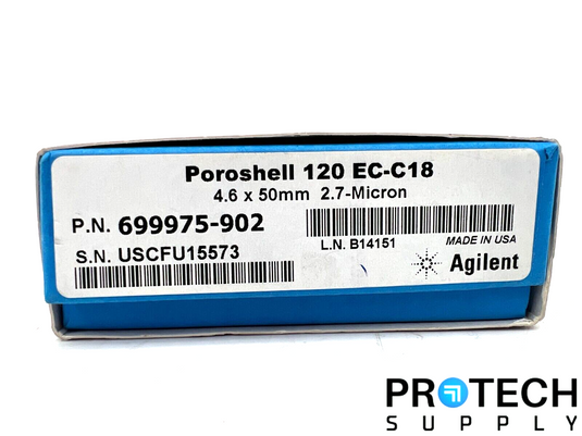 Agilent HPLC Column Poroshell 120 EC-C18 4.6 x 50mm 699975-902 with WARRANTY