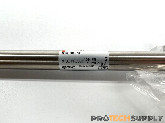 SMC NCJ2D10-500 Pneumatic Air Cylinder 100PSI .7MPa NEW with WARRANTY