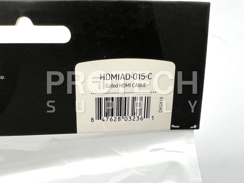 Load image into Gallery viewer, (Lot of 5) Elvid HDMIAD-015-C Coiled HDMI Cable to Micro-HDMI NEW with WARRANTY
