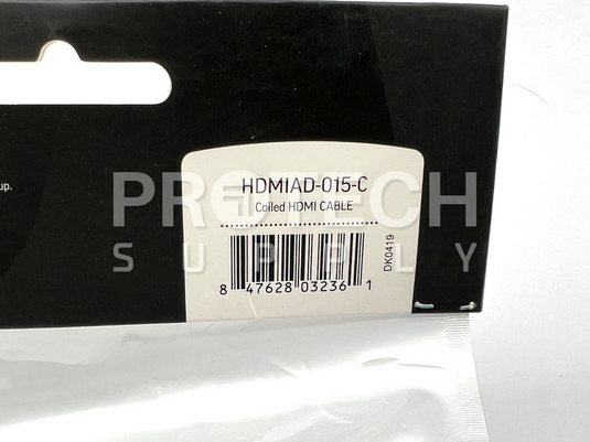 (Lot of 5) Elvid HDMIAD-015-C Coiled HDMI Cable to Micro-HDMI NEW with WARRANTY