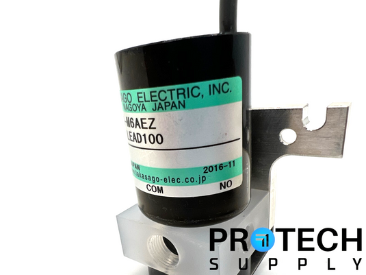 Takasago MTV-3-M6AEZ Solenoid Clean Valve 24VDC LEAD100 with WARRANTY