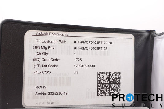 SEI KIT-RMCF0402FT-03 Resistor Kit with WARRANTY