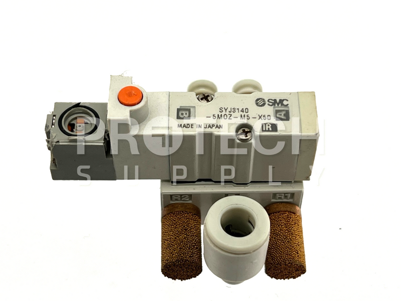 Load image into Gallery viewer, (Lot of 4) SMC SYJ3140-5MOZ Solenoid Valves 24VDC
