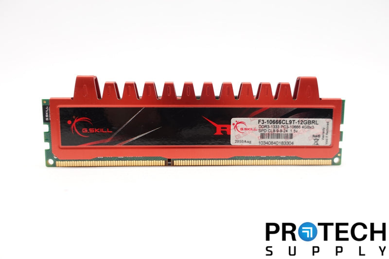 Load image into Gallery viewer, G.Skill Ripjaws F3-10666CL9T-12GBRL Ram DDR3-1333 4GB with WARRANTY
