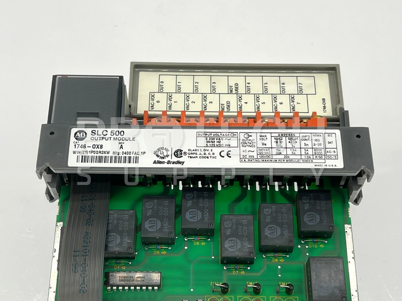 Load image into Gallery viewer, Allen-Bradley 1746-0X8 SLC500 Output Module Ser A with WARRANTY
