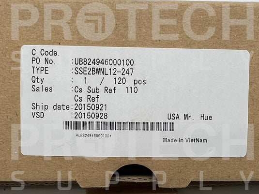 Misumi SSE2BWNL12-247 Linear Guide 2 Slides Assembly NEW with WARRANTY