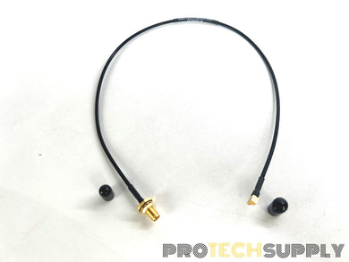 NEW Pasternack PE39436-18 SMA Female Bulkhead to MMCX Right Angle 18