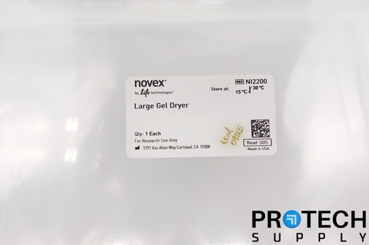 Novex NI2200 Large Gel Dryer Drying Frame NEW with WARRANTY