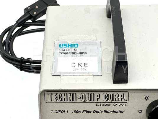 Techni-Quip T-Q/FOI-1 Fiber Optic Illuminator 150w with WARRANTY