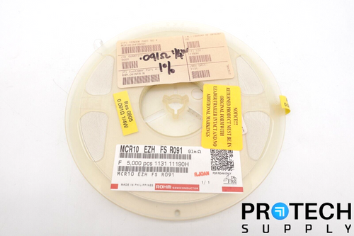 (Approx 5000) Rohm Semiconductor MCR10EZHFSR091 Capacitor Reel with WARRANTY