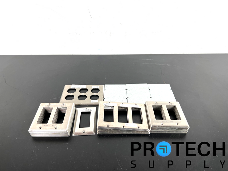 Load image into Gallery viewer, Approx 50 Various Stainless Steel Wallplates
