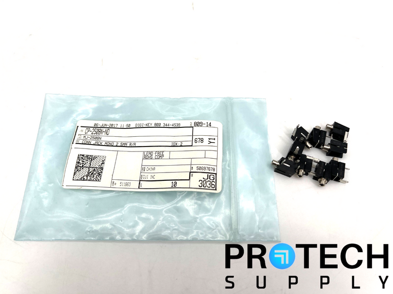 Load image into Gallery viewer, (9/Pk) Same Sky MJ-2508N Headphone Jack Mono Connector with WARRANTY
