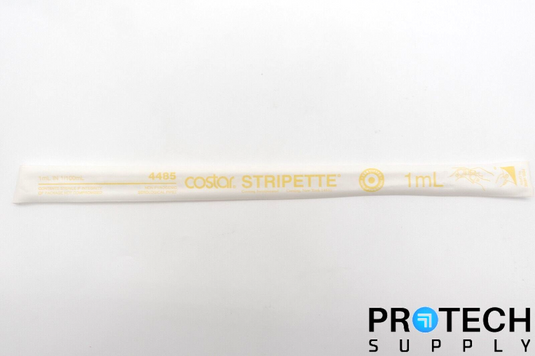 (50/Pk) Corning 4485 Costar Stripette Serological Pipets 1mL NEW with WARRANTY