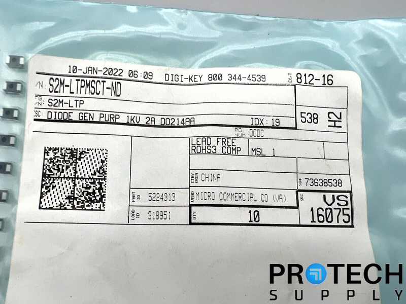 Load image into Gallery viewer, 10/Pk Micro Commercial Diode Surface Mount S2M-LTPMSCT-ND NEW with WARRANTY
