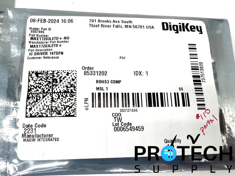 Load image into Gallery viewer, (2/Pk) Analog Devices MAX17263LETD+ Driver 14-Pin NEW with WARRANTY
