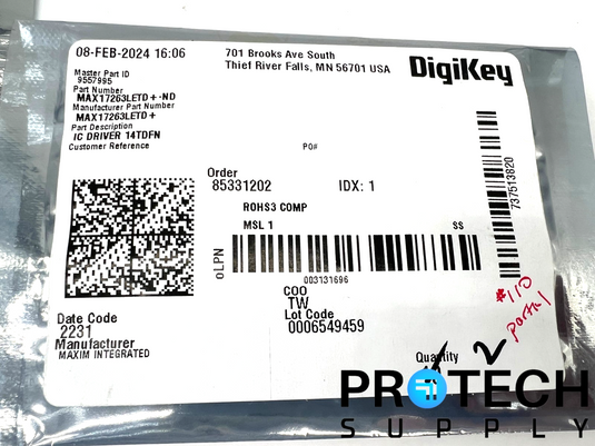 (2/Pk) Analog Devices MAX17263LETD+ Driver 14-Pin NEW with WARRANTY