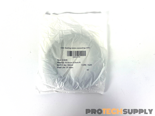 USA Sealing ZUSAH3.5X95 "O" Rings 3.5x95mm 70A Buna N 10 Pack NEW with WARRANTY