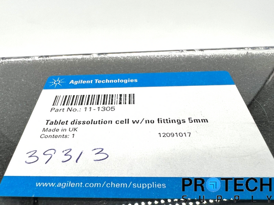Agilent 11-1305 Tablet Dissolution Cell 5mm Pathlength with WARRANTY