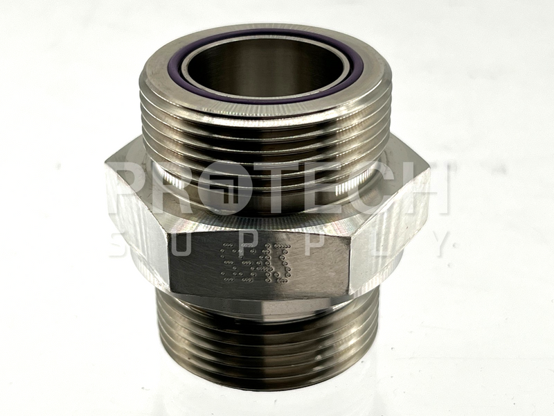 Load image into Gallery viewer, (Lot of 21) Parker 20F42EDMLOSSEPDM Face Seal O-Ring End 1 Connector w/ WARRANTY
