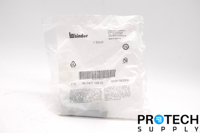 Binder 99-6411-108-02 Flat Cable Connector NEW with WARRANTY