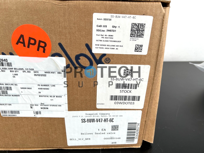 Load image into Gallery viewer, Swagelok Actuator U Series Bellows-Sealed Valve NEW with WARRANTY
