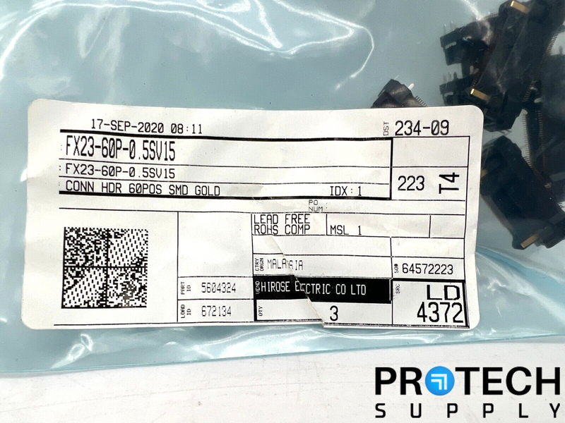 Load image into Gallery viewer, 6/Pk Hirose Electric 60 Position Mount Gold Connector Header with WARRANTY
