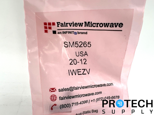Fairview Microwave RA SMA Male to SMA Female Adapter SM5265 NEW with WARRANTY