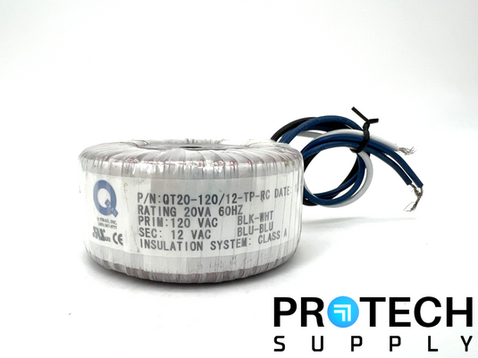 Q-Tran QT20-120/12-TP-RC Low-Voltage Magnetic Transformer with WARRANTY