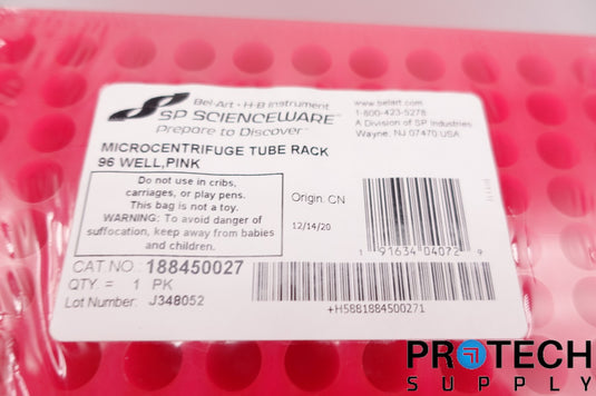 5/Pk SP Scienceware Microcentrifuge Tube Rack 96 Well J348052 NEW